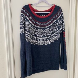 Chaser brand Aspen long sleeve beach pullover